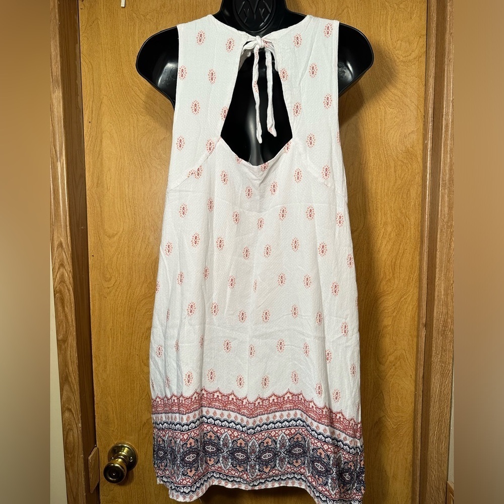 AéRopostale boho print tie back shift dress dress size extra large - Picture 6 of 10